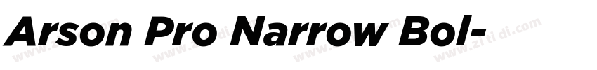 Arson Pro Narrow Bol字体转换 Arson Pro Narrow Bol字体转换